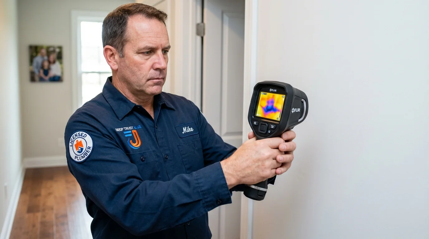 Thermal imaging leak detection by Johns Plumbing LLC in Greenwood